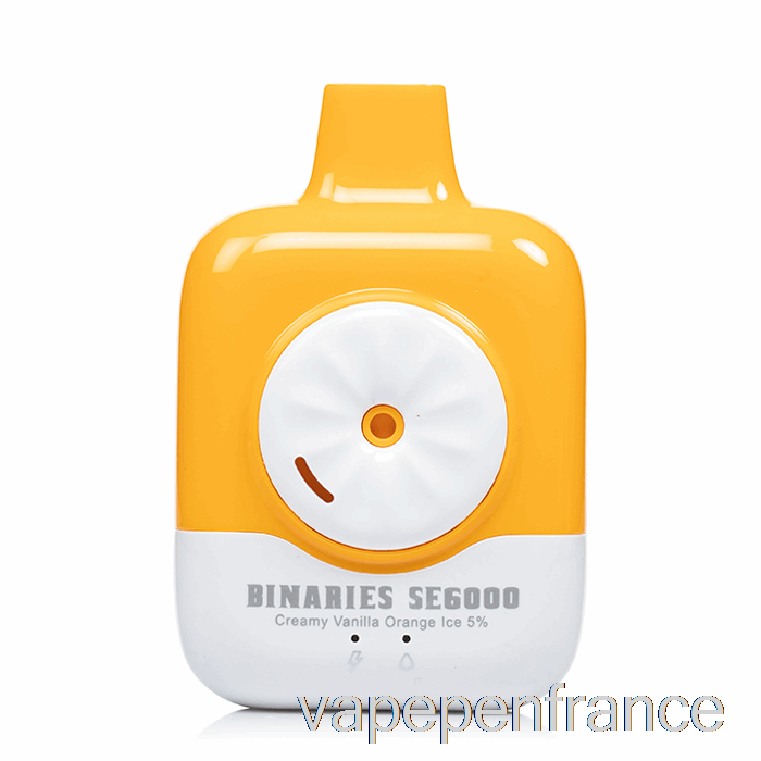 Horizon Binaires Se6000 Stylo Jetable Crémeux Vanille Orange Glace Vape